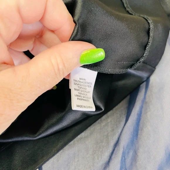 St.‎ John Blue Asymmetrical V-Neck Sundress - Picture 9 of 9